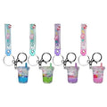 Mochi Pop! Kawaii Charm Keyring with Strap - Slurpy Cup