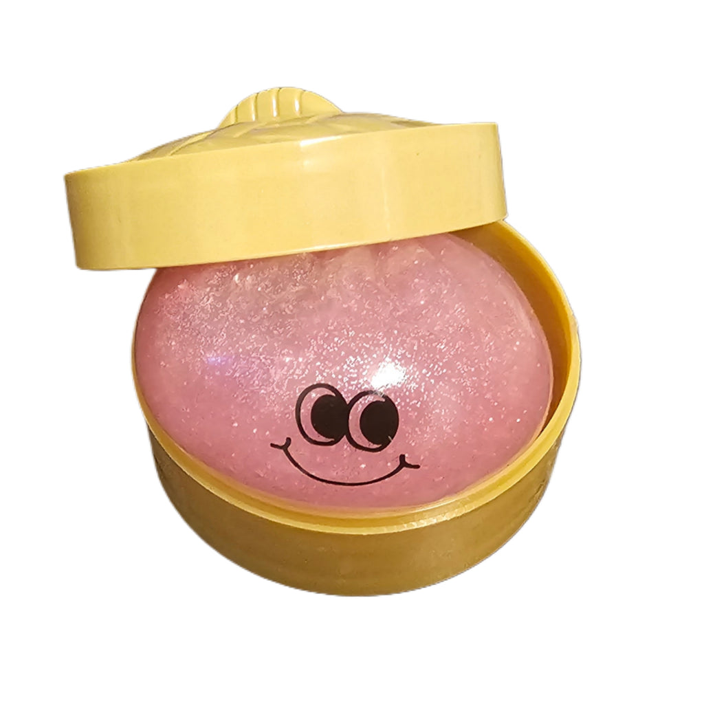 Squishy Glitter Bao Dumpling in Steamer Basket 8.5cm