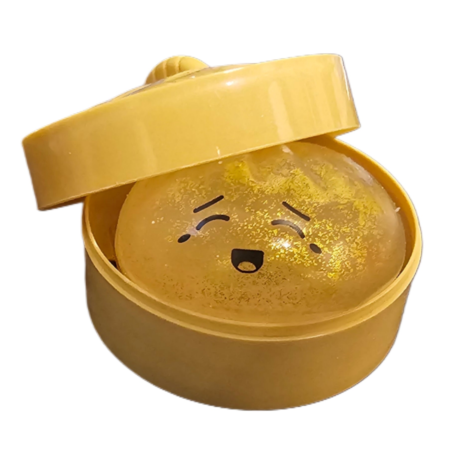 Squishy Glitter Bao Dumpling in Steamer Basket 8.5cm